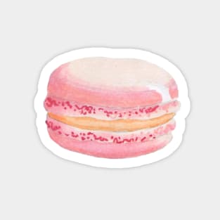 Macaron, macaroon, pink, dessert, cake, treat, macaron sticker Sticker